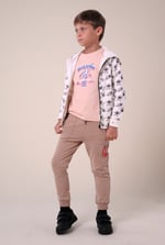 Boys Printed Zipper Hoodie ( 12/18mths-7yrs)