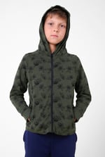 Boys Printed Zipper Hoodie ( 12/18mths-7yrs)