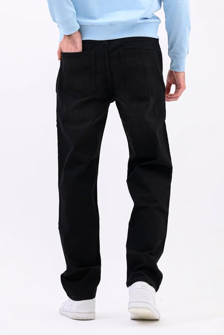 Black Enorsia Authentic Straight Fit Jeans