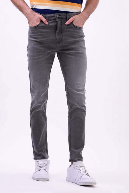 Grey Light Grey Ultimate Comfort Super Stretch Jeans