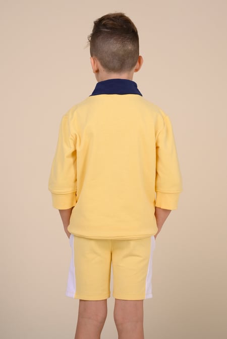 Boys Yellow Cut & Sew Shorts ( 6yrs-11yrs)