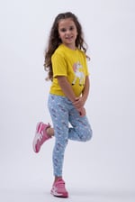 Girls Printed Jersey Leggings