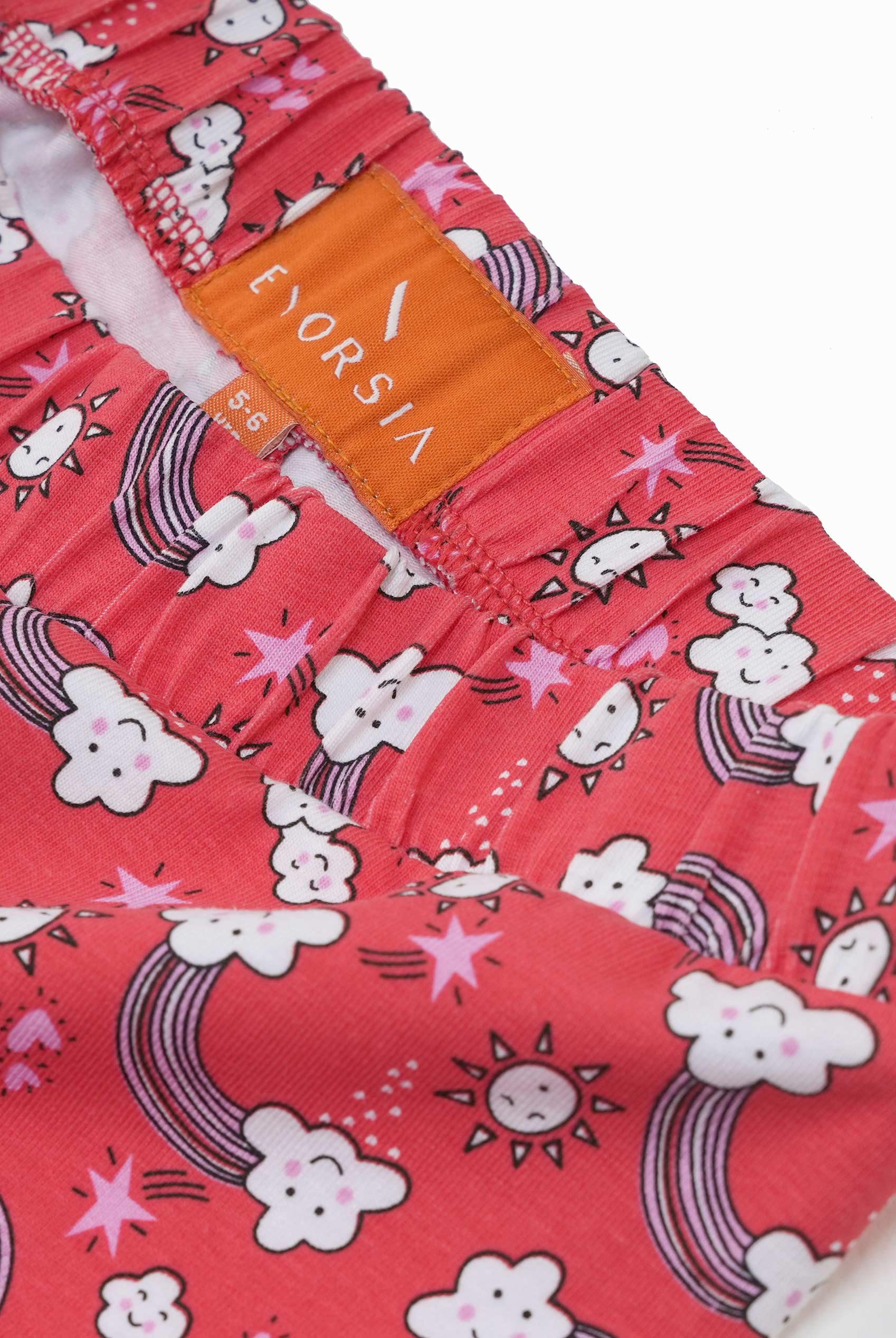 Girls Printed Jersey Leggings