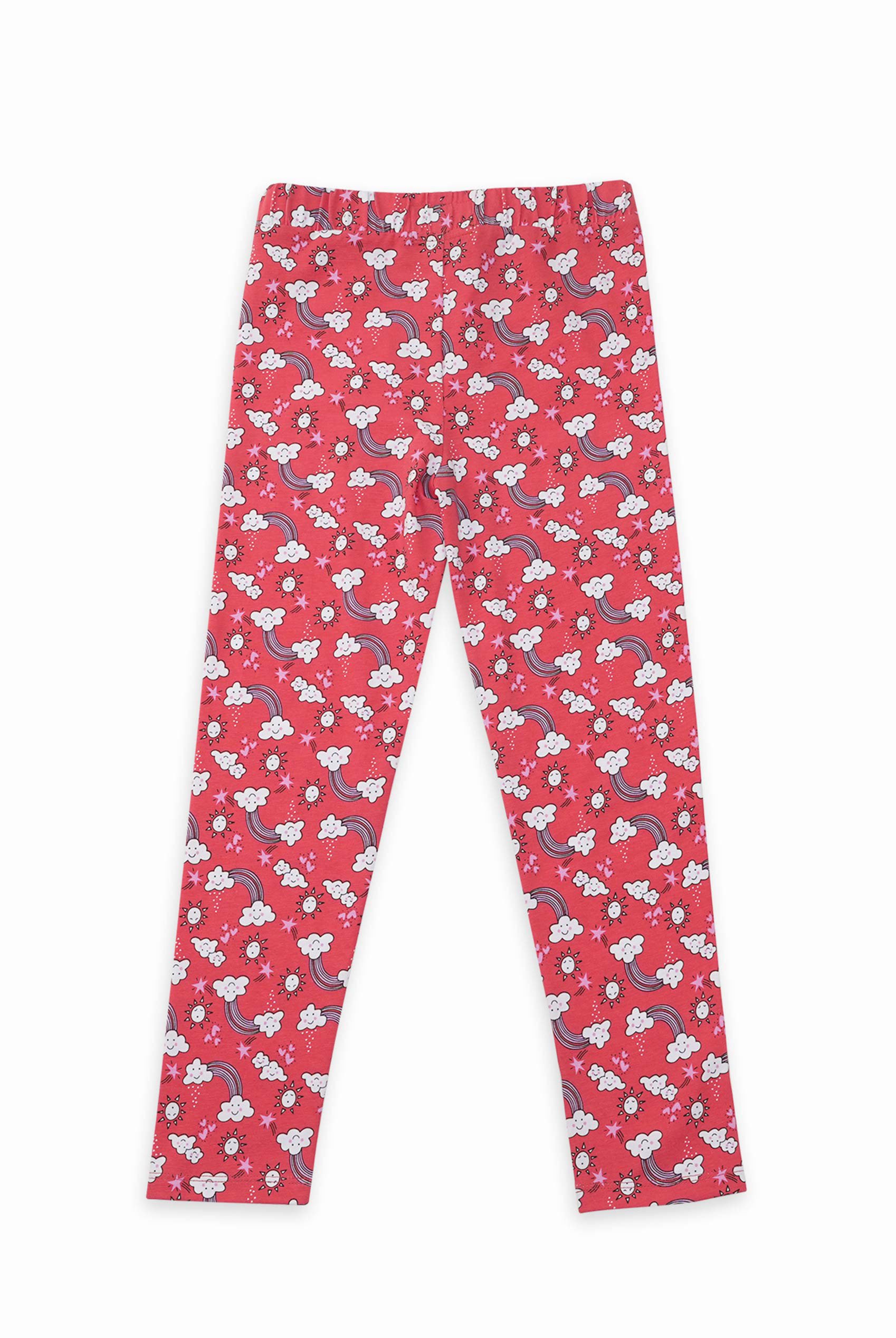 Girls Printed Jersey Leggings