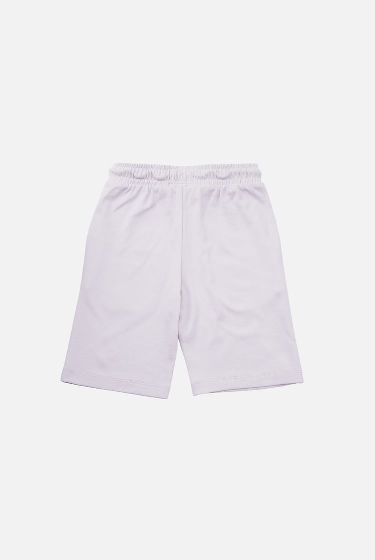 Two-Toned Printed T-Shirt And Shorts Set