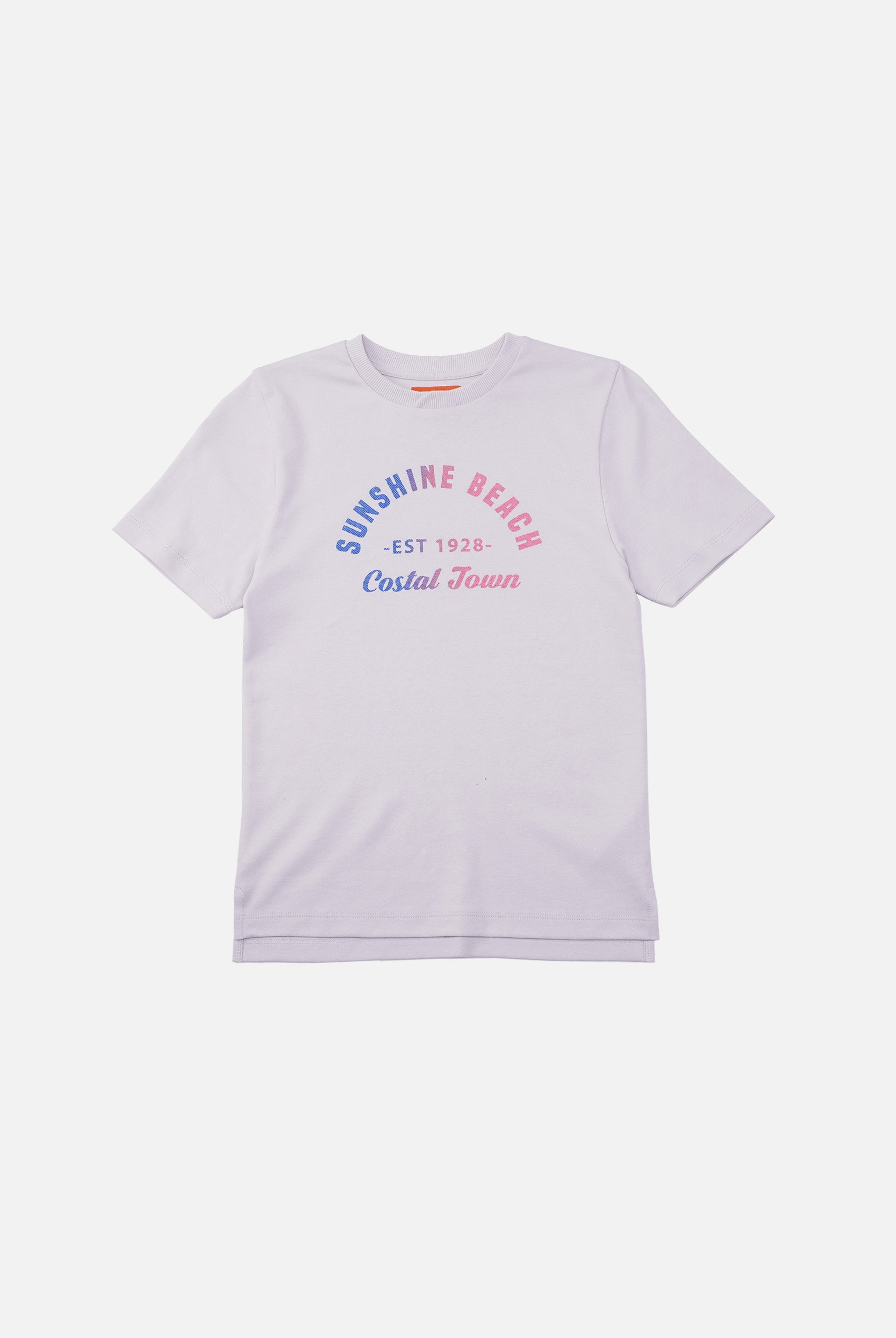 Two-Toned Printed T-Shirt And Shorts Set