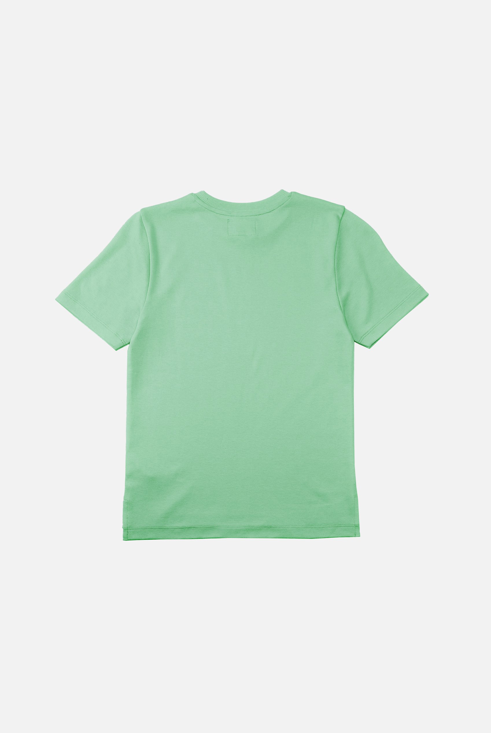 Two-Toned Printed T-Shirt And Shorts Set