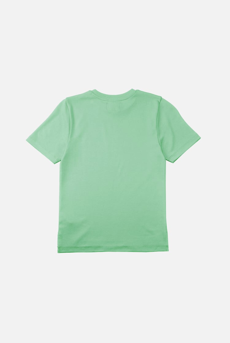 Two-Toned Printed T-Shirt And Shorts Set