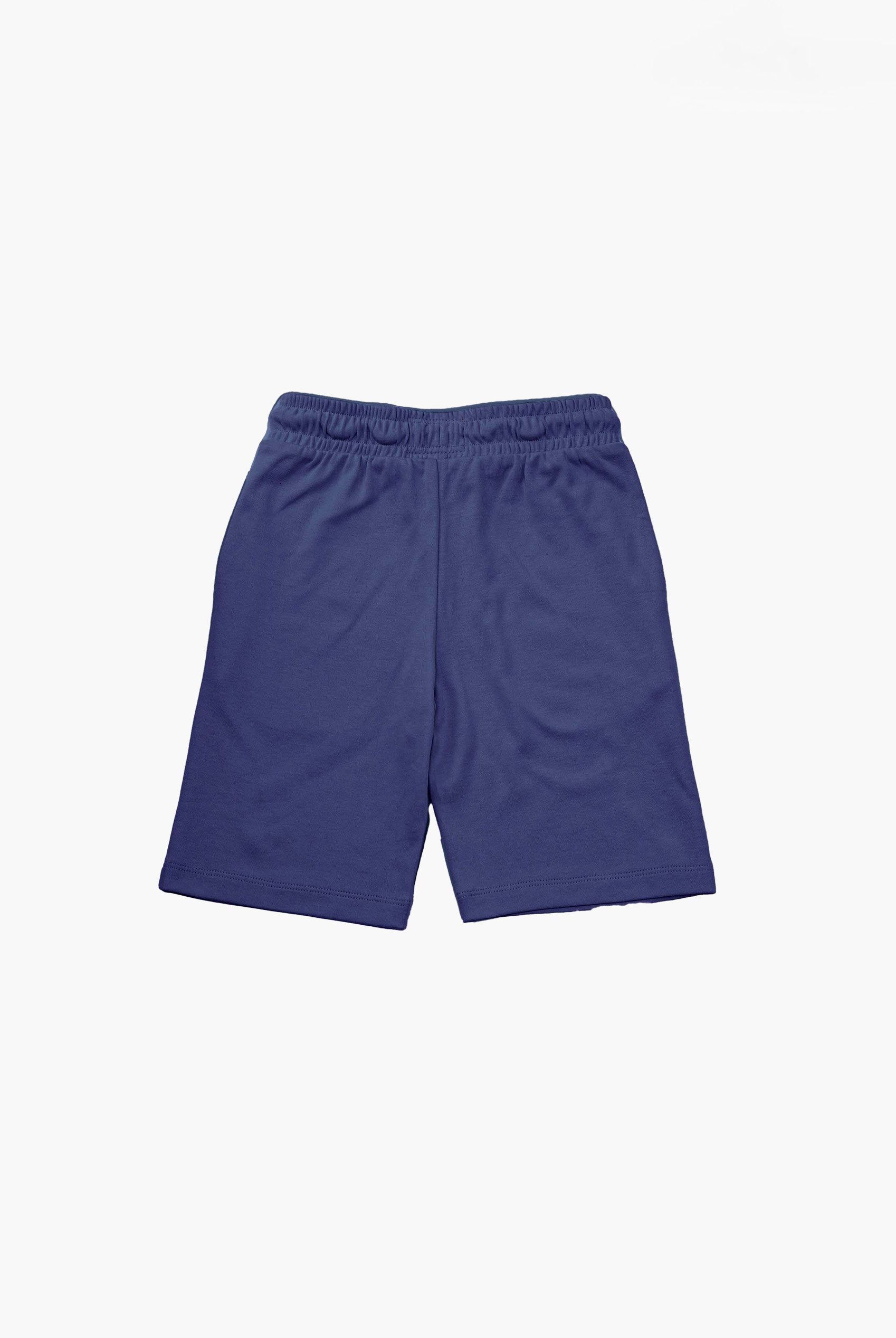 Two-Toned Printed T-Shirt And Shorts Set