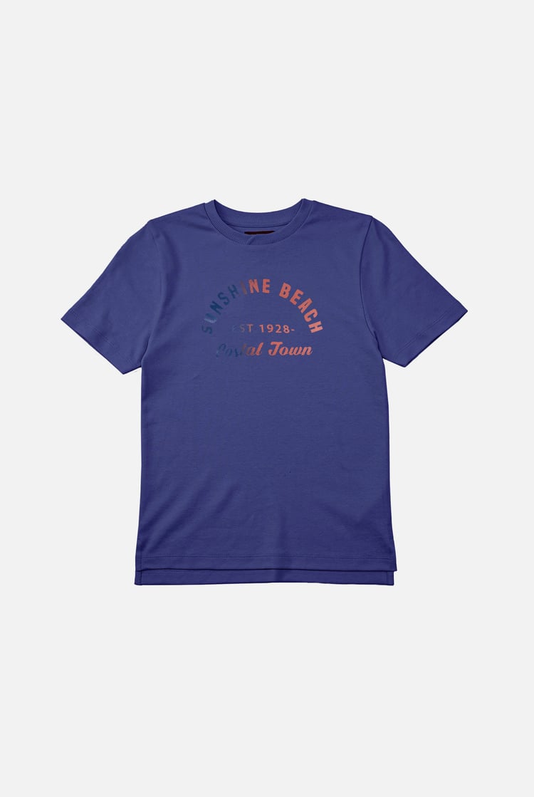 Two-Toned Printed T-Shirt And Shorts Set