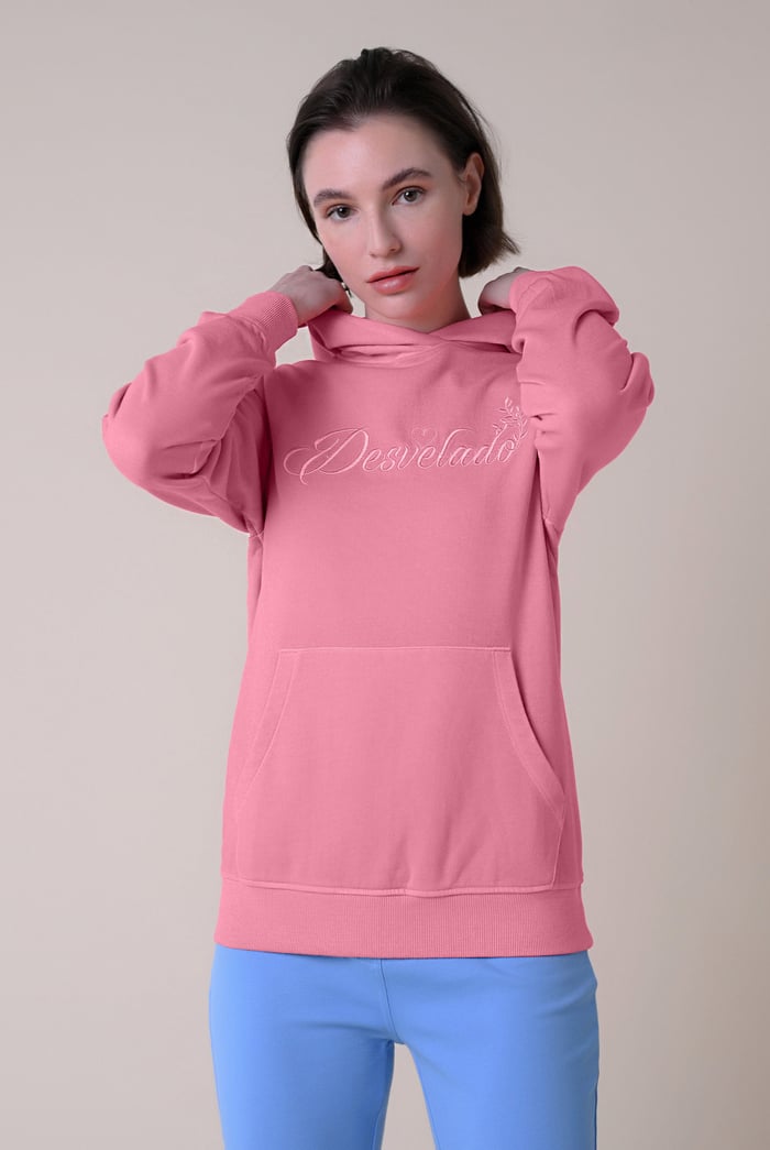 Womens Front Embroidery Hoodie