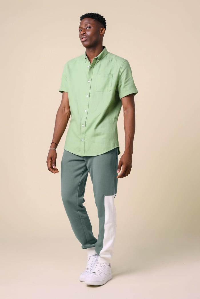 Mens Colour Block Jogger