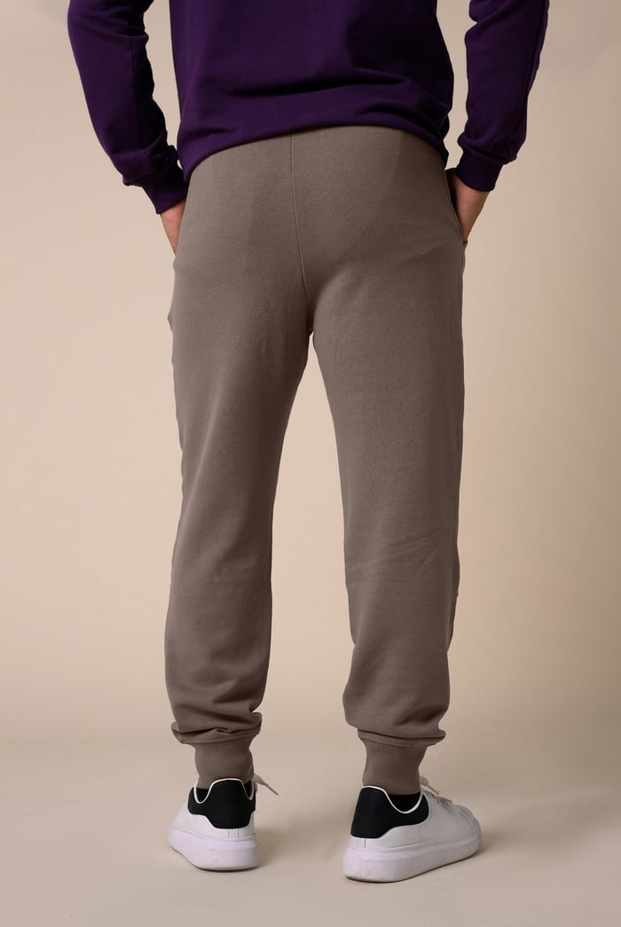 Mens Pleated Plain Drawstring Jogger
