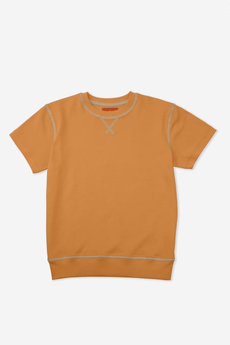 Cream Drop Shoulder T-Shirt And Cargo Shorts Set