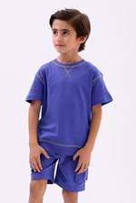 Drop Shoulder T-Shirt And Cargo Shorts Set
