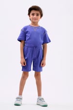 Drop Shoulder T-Shirt And Cargo Shorts Set
