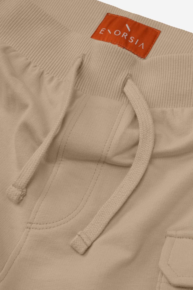 Drop Shoulder T-Shirt And Cargo Shorts Set