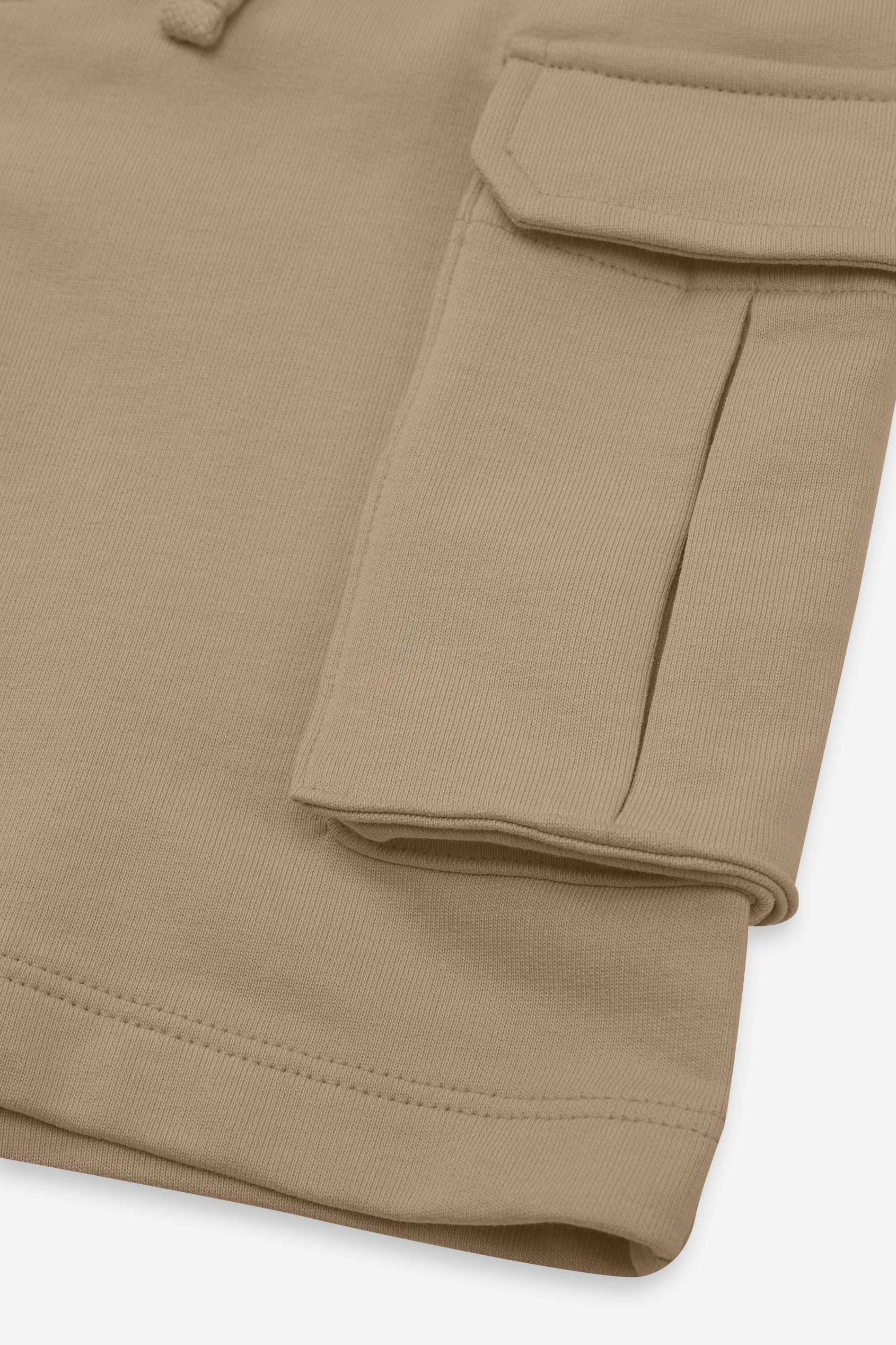 Drop Shoulder T-Shirt And Cargo Shorts Set