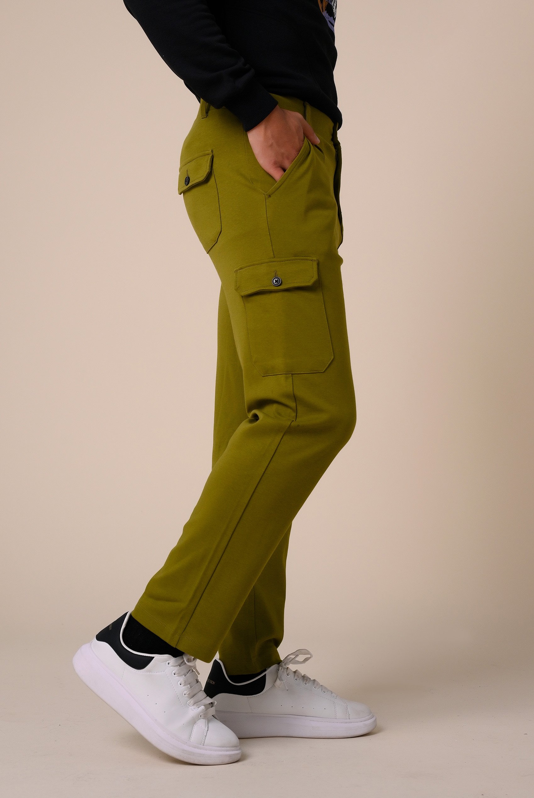 Mens Slim Fit Cargo Trouser