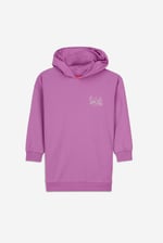Smile Embroidery Longline Hoodie  (2yrs-9yrs)