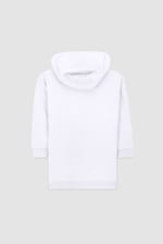 Smile Embroidery Longline Hoodie  (2yrs-9yrs)