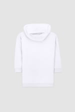 Smile Embroidery Longline Hoodie  (2yrs-9yrs)