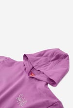 Smile Embroidery Longline Hoodie  (2yrs-9yrs)