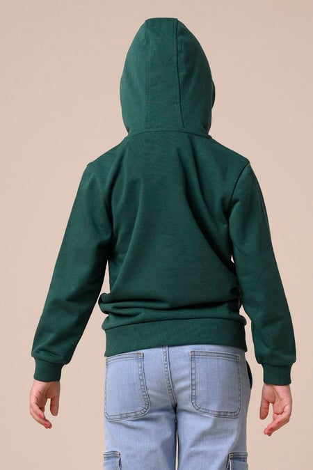 Girls Green Let It Snow Hoodie  (2yrs-9yrs)