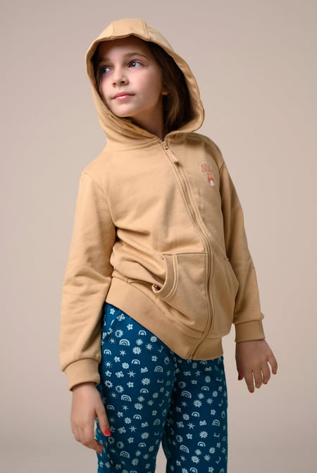 Girls Black Let It Snow Hoodie  (2yrs-9yrs)