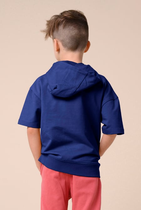 Boys Blue Skate Crew Hoodie ( 3yrs-9yrs)
