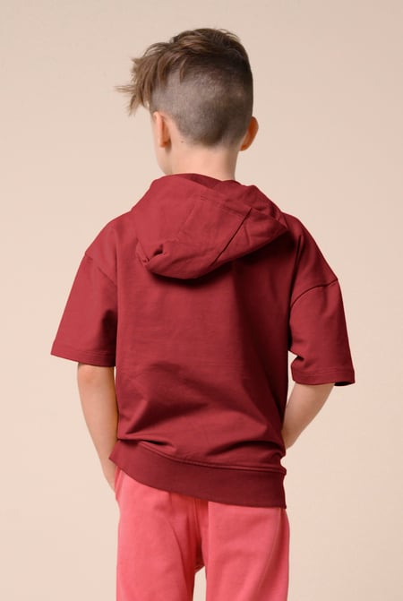 Boys Red Skate Crew Hoodie ( 3yrs-9yrs)