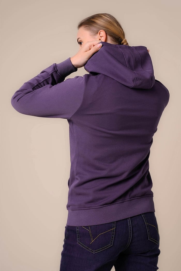 Womens Front Embroidery Hoodie