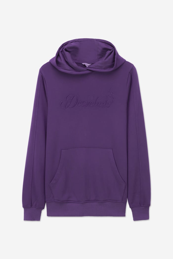 Womens Front Embroidery Hoodie