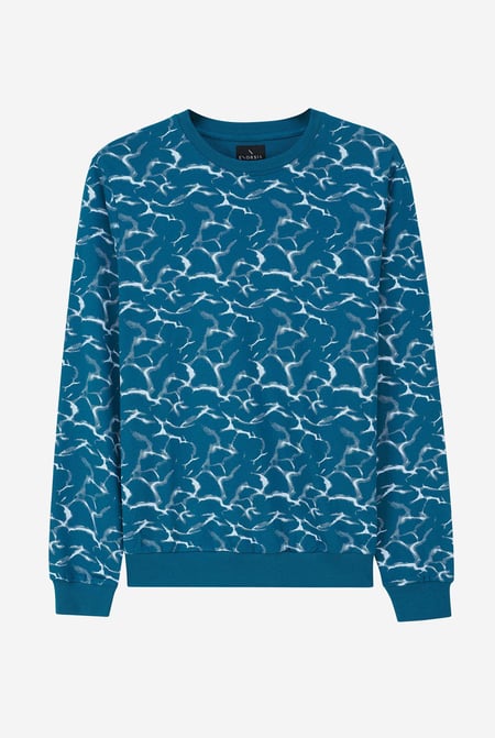 Mens Crack Print Sweatshirt