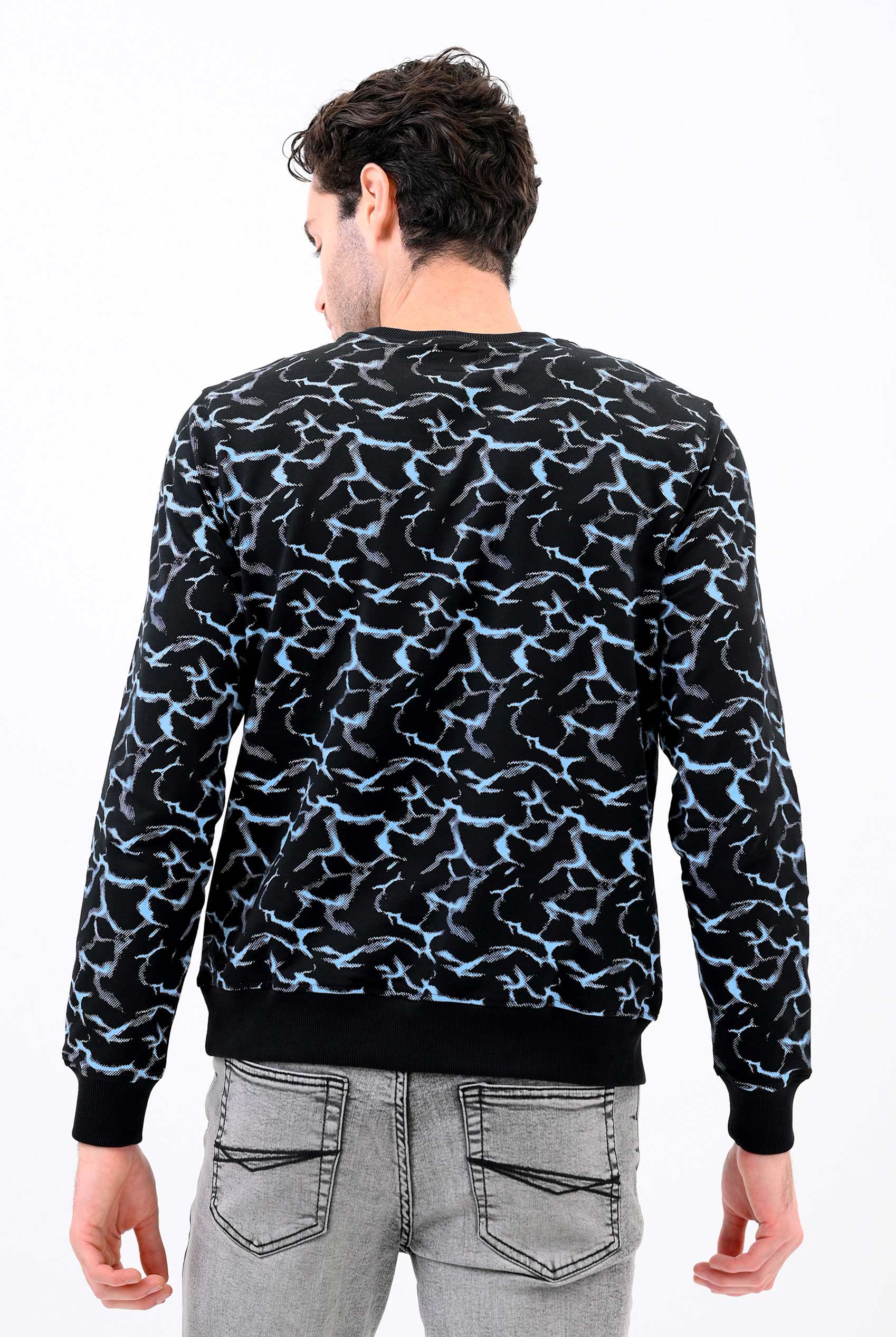 Mens Crack Print Sweatshirt