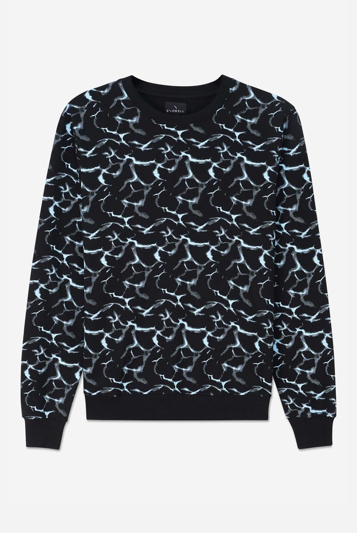 Mens Crack Print Sweatshirt