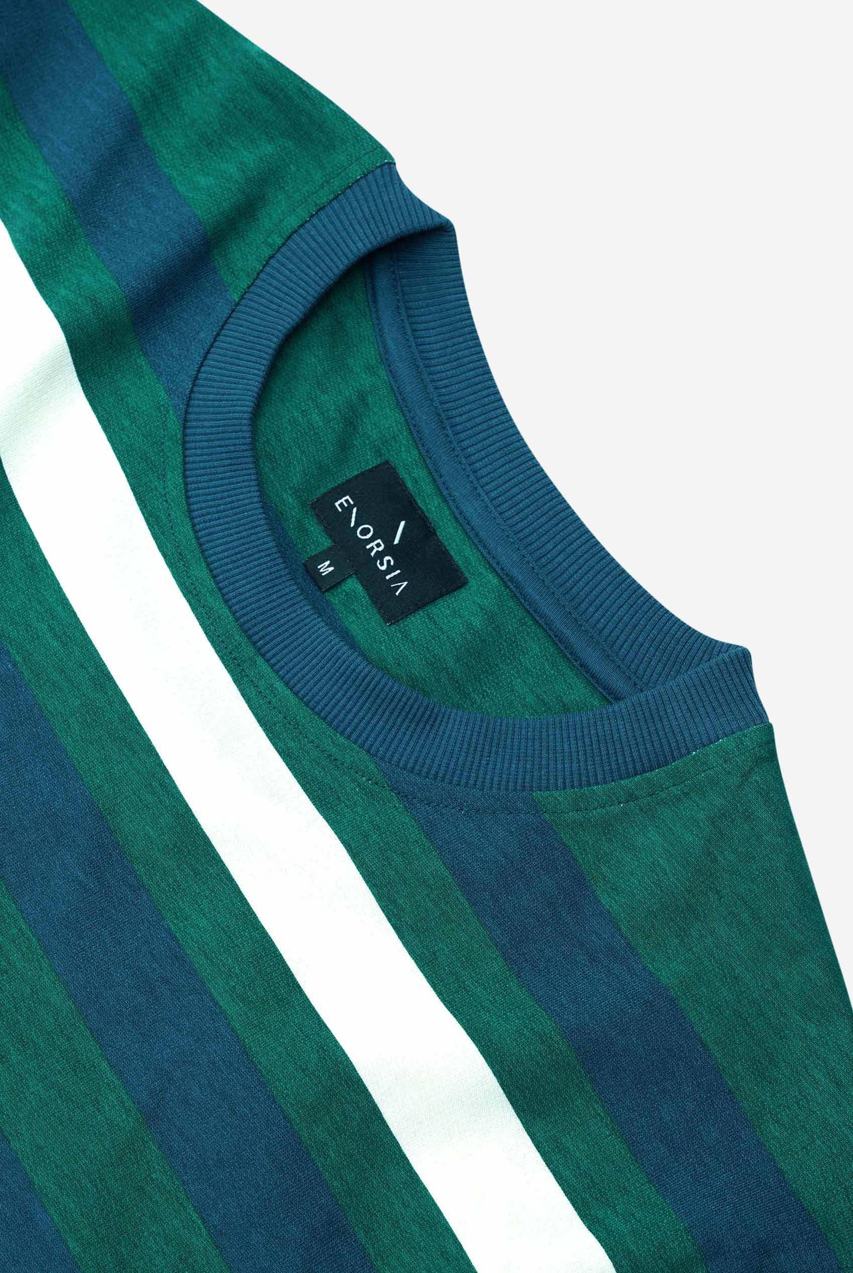 Mens Classic Print Stripe Sweatshirt