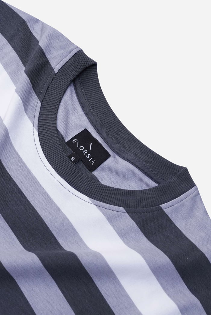 Mens Classic Print Stripe Sweatshirt