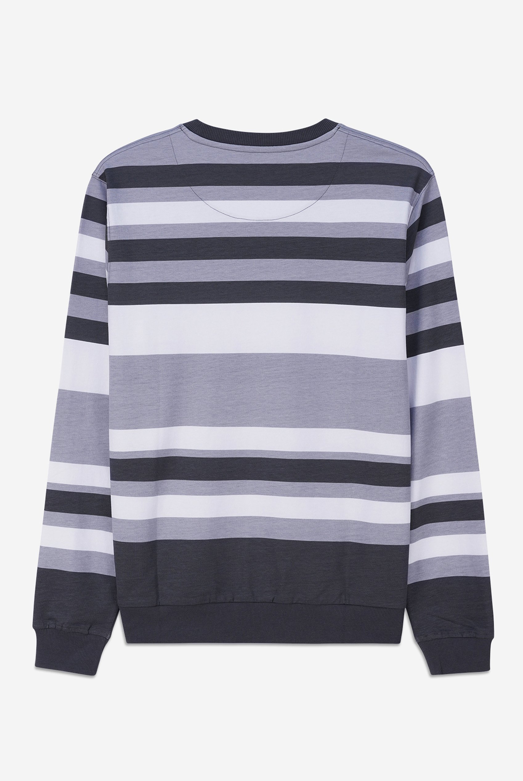 Mens Classic Print Stripe Sweatshirt