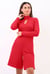 Womens High Neck Long Sleeve Playsuit