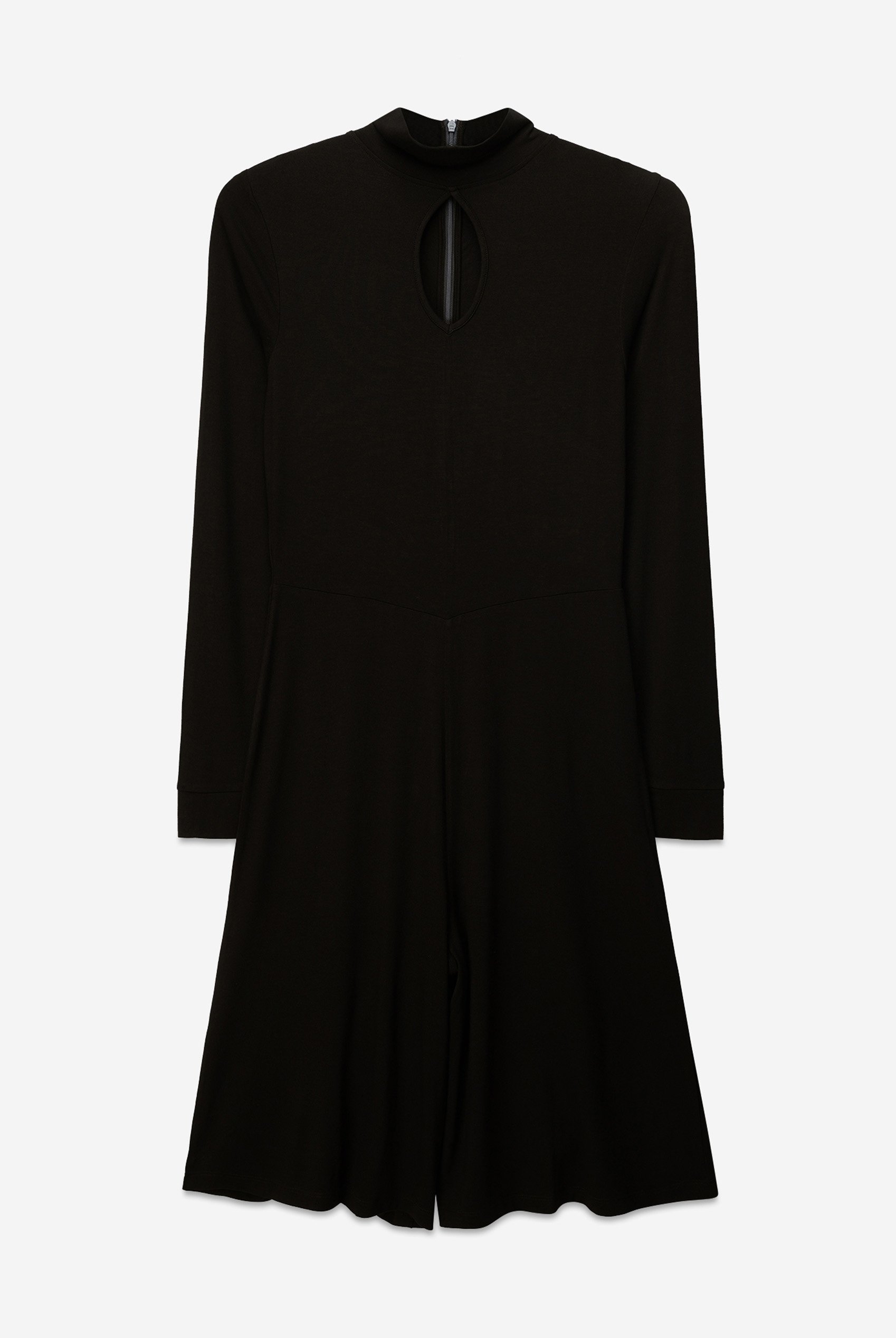 Womens High Neck Long Sleeve Playsuit