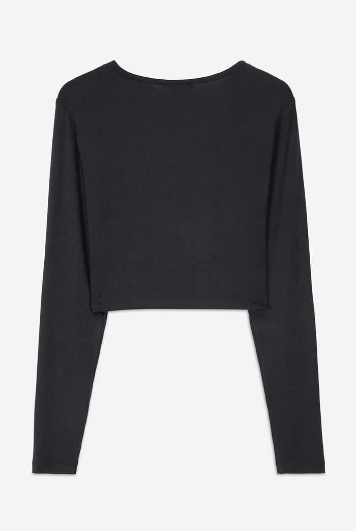 Ribbed Crop Top & High Waist Leggings Set