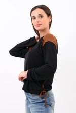 Womens Colour Block Raglan Sleeve Tops