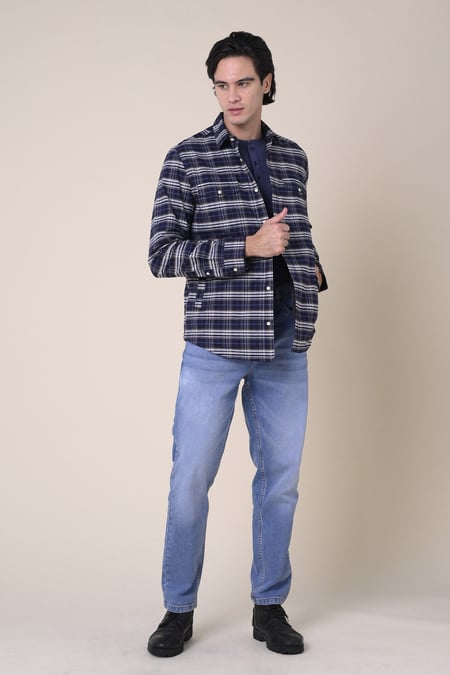 Light Padded Check Over Shirt