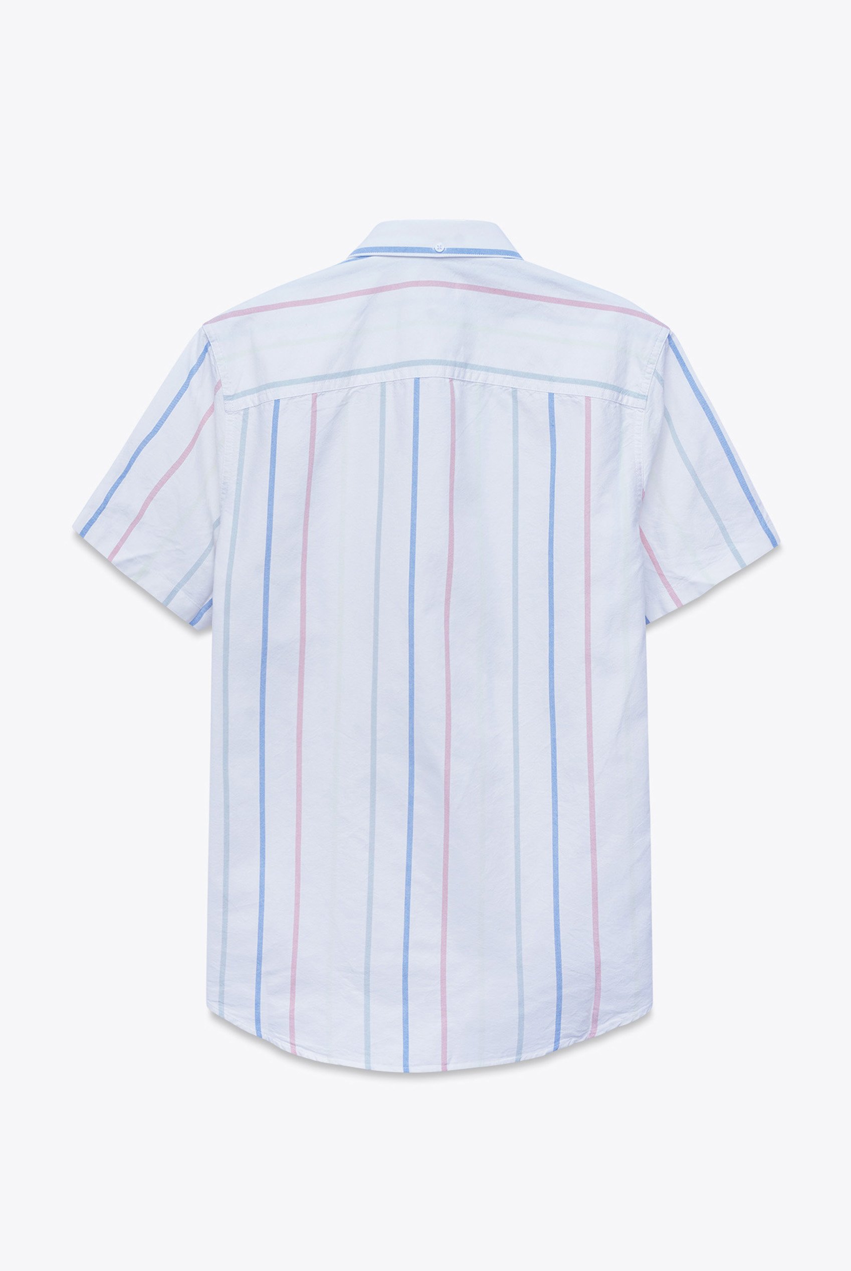 Stripe Short Sleeve Oxfrod Shirt