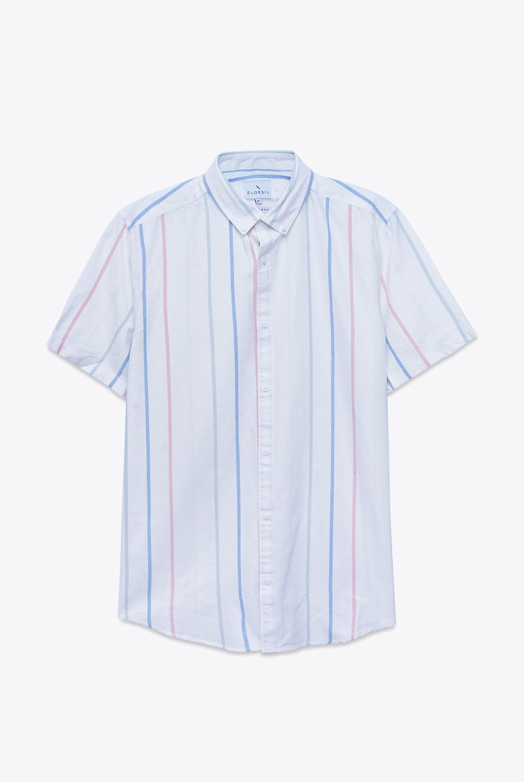 Stripe Short Sleeve Oxfrod Shirt
