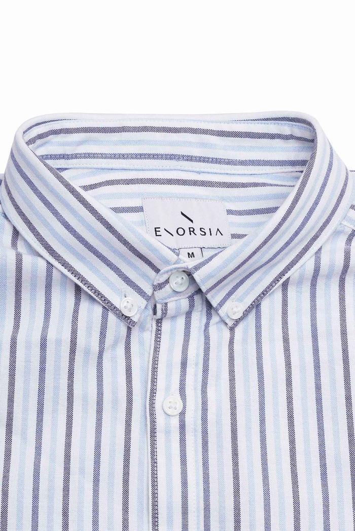 Stripe Short Sleeve Oxfrod Shirt
