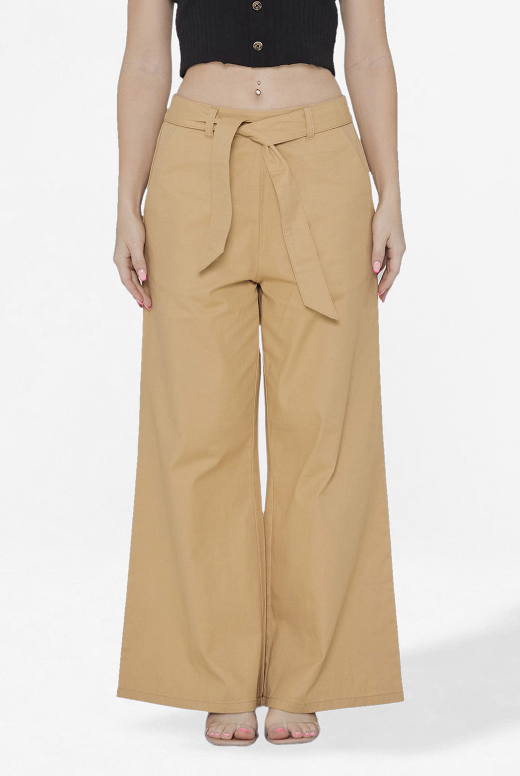 Comfort Stretch Wide Leg Trousers