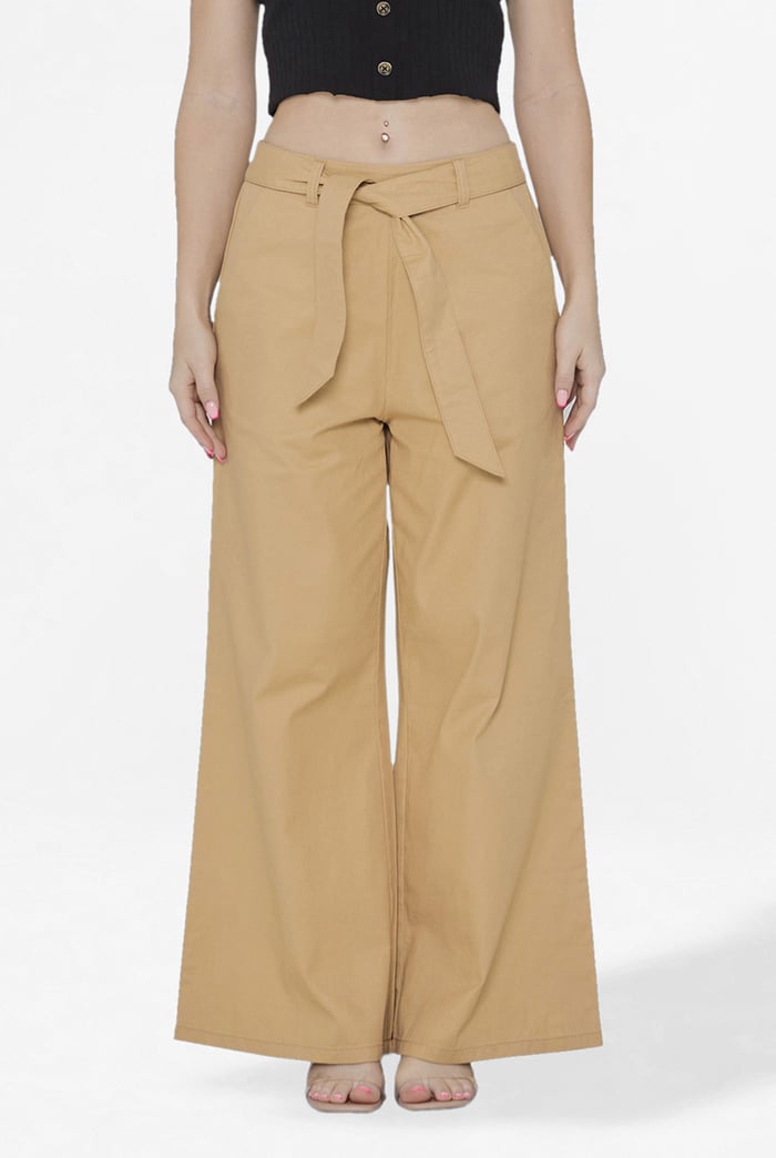 Comfort Stretch Wide Leg Trousers