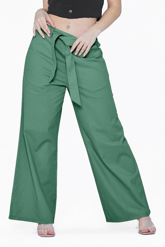 Comfort Stretch Wide Leg Trousers